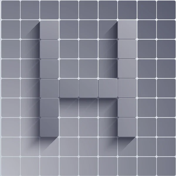 Vektor abstraktes Alphabet. eps10 — Stockvektor