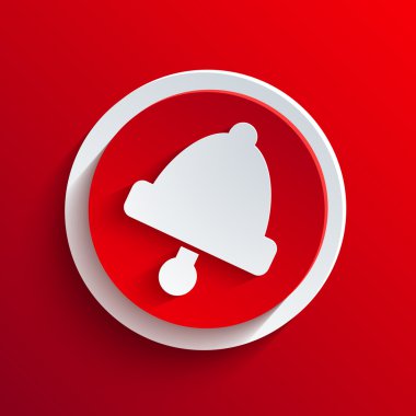 vektör kırmızı daire simgesi. eps10