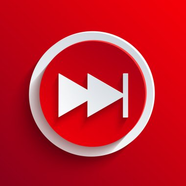 vektör kırmızı daire simgesi. eps10