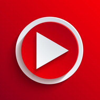 vektör kırmızı daire simgesi. eps10