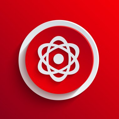 vektör kırmızı daire simgesi. eps10