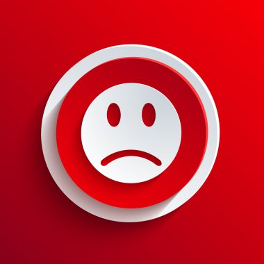 vektör kırmızı daire simgesi. eps10