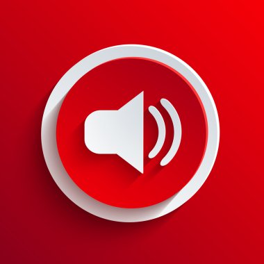 vektör kırmızı daire simgesi. eps10