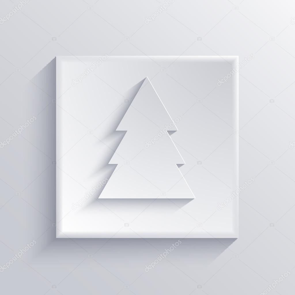Vector light square icon. Eps 10