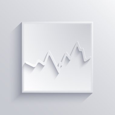 vektör ışık kare simgesi. EPS 10