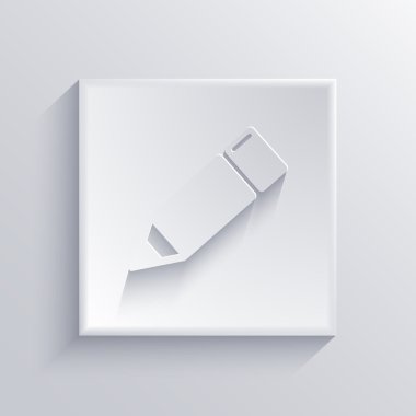 vektör ışık kare simgesi. EPS 10