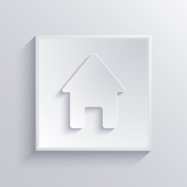 vektör ışık kare simgesi. EPS 10