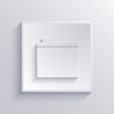 vektör ışık kare simgesi. EPS 10