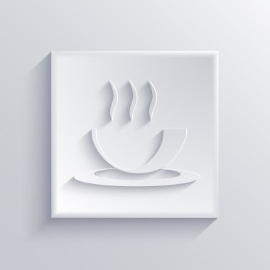 vektör ışık kare simgesi. EPS 10