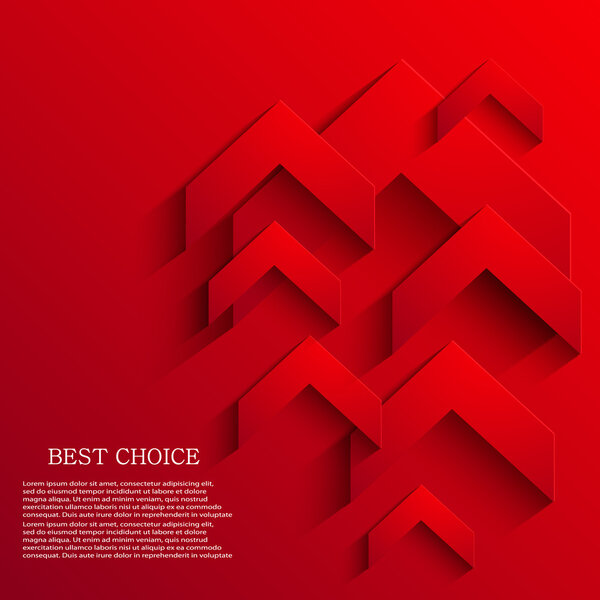 Vector arrow background. Eps10