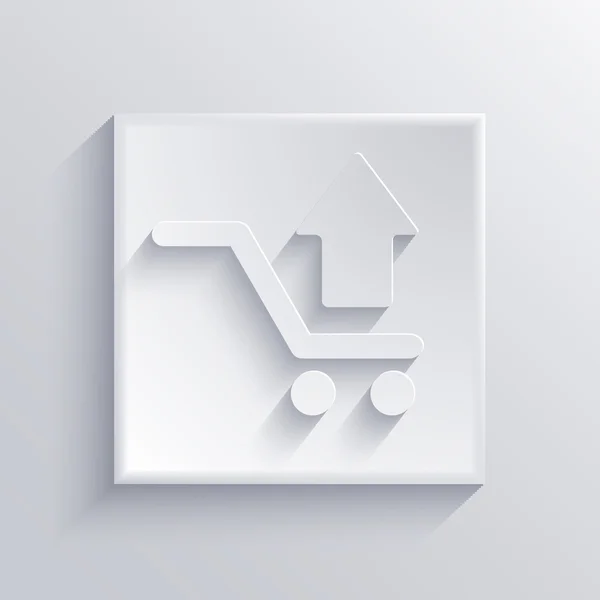 Vector light square icon. Eps 10 — Stock Vector
