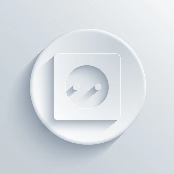 Vector light circle icon. Eps10 — Stock Vector