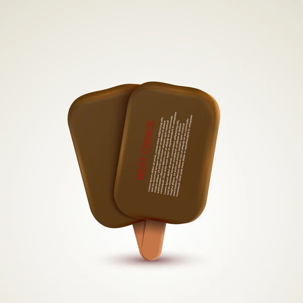 Vecteur fond de crème glacée. Eps10 — Image vectorielle