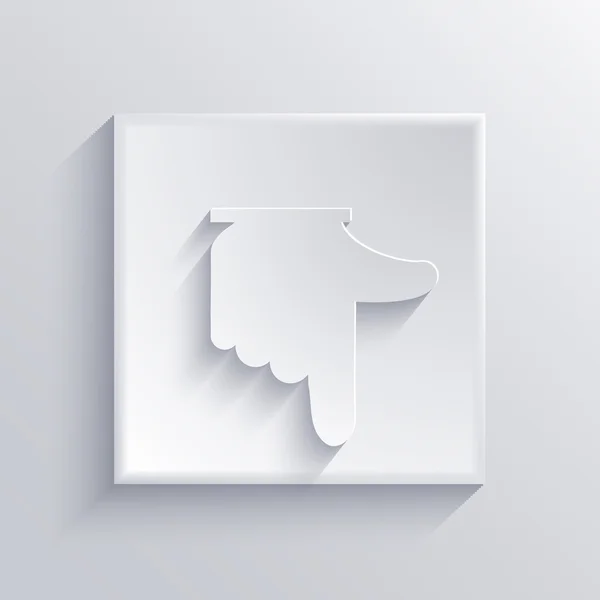 Vector light square icon. Eps 10 — Stock Vector