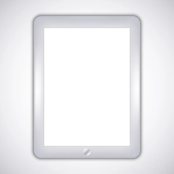 Tablet de computadora realista vectorial. Eps10 — Vector de stock