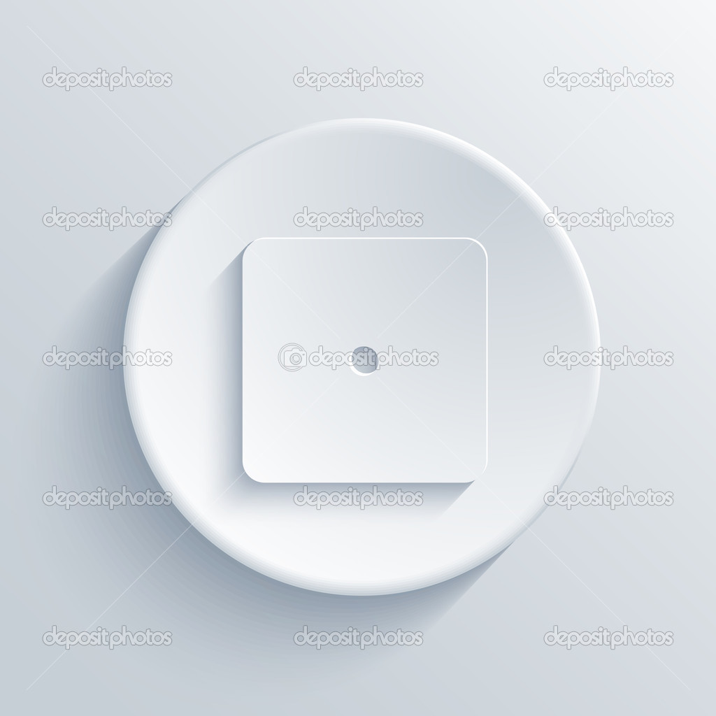 Vector light circle icon. Eps10