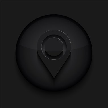 vektör siyah daire icon.eps10