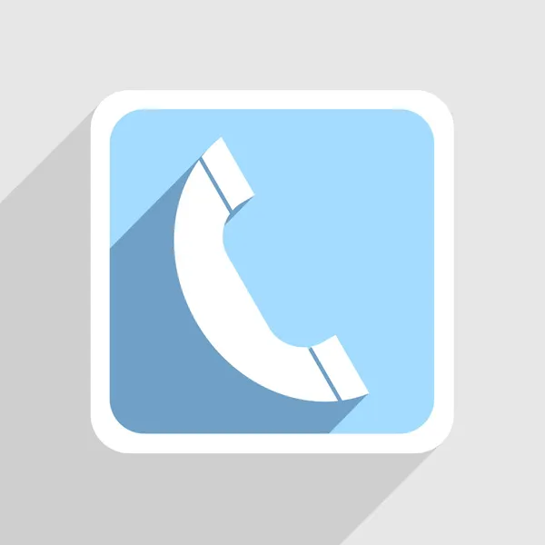 Icona blu vettoriale su sfondo grigio. Eps10 — Vettoriale Stock