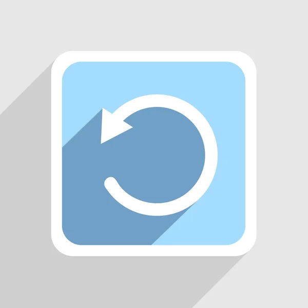 Icône vectorielle bleue sur fond gris. Eps10 — Image vectorielle