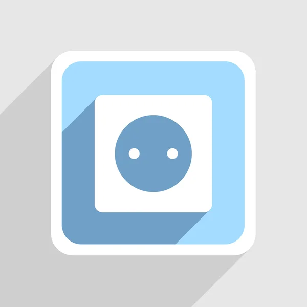 Icono azul vectorial sobre fondo gris. Eps10 — Vector de stock