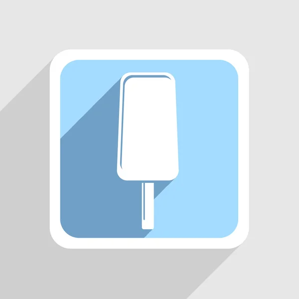 Icona blu vettoriale su sfondo grigio. Eps10 — Vettoriale Stock