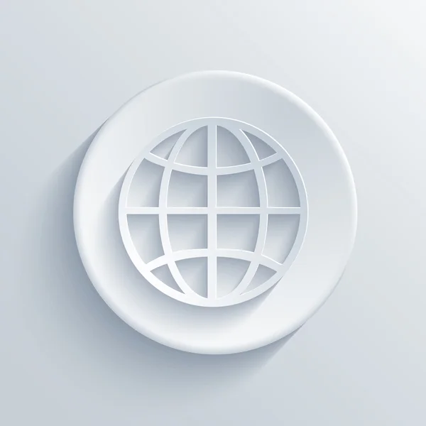 Icona del cerchio luminoso vettoriale. Eps10 — Vettoriale Stock