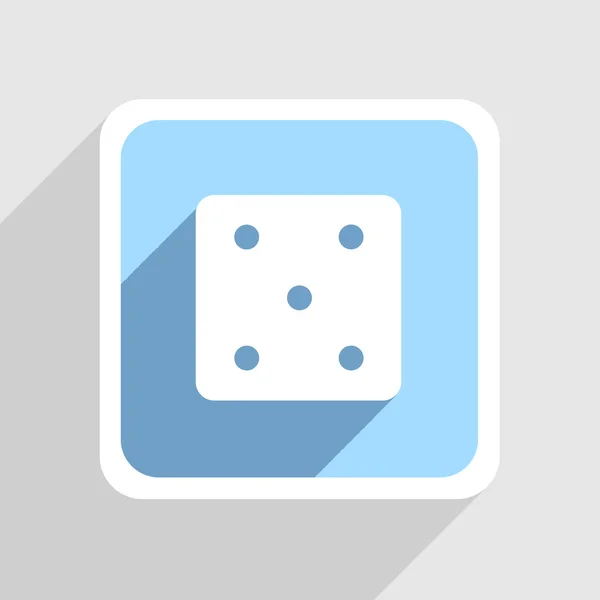 Vektor Blå ikon på grå bakgrund. eps10 — Stock vektor