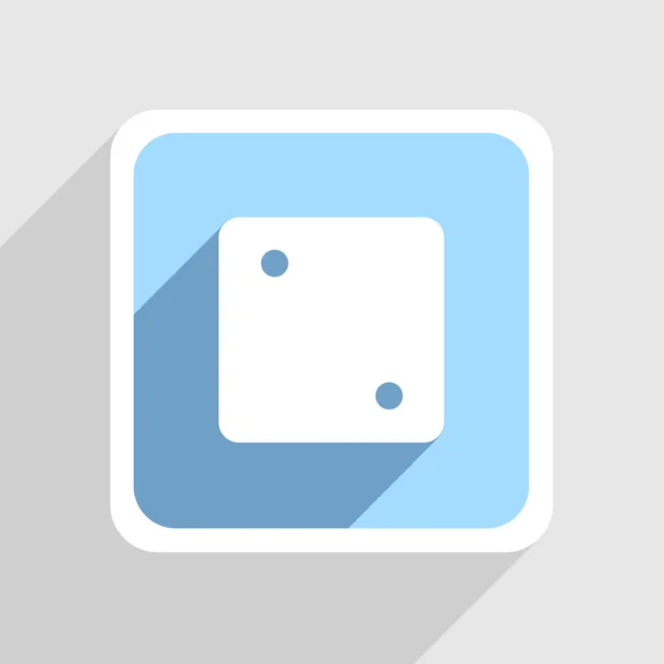 Icono azul vectorial sobre fondo gris. Eps10 — Vector de stock