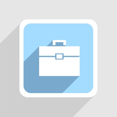 gri zemin üzerine mavi vektör simgesi. eps10