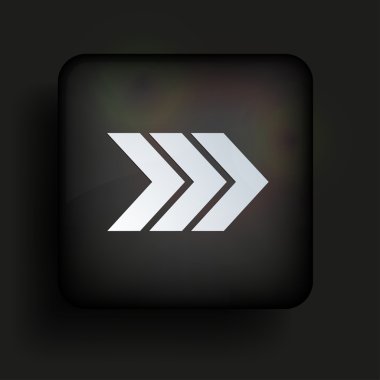 vektör arka plan siyah kare simgesi. eps10