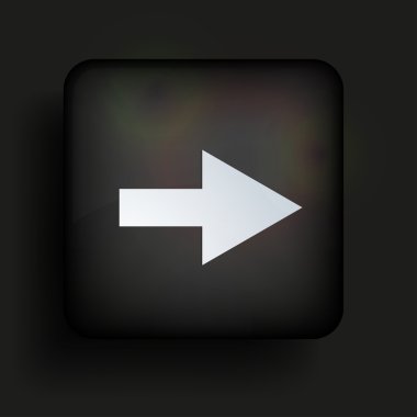 vektör arka plan siyah kare simgesi. eps10