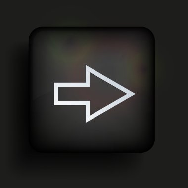 vektör arka plan siyah kare simgesi. eps10