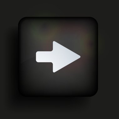 vektör arka plan siyah kare simgesi. eps10