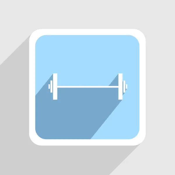 Vector blauwe pictogram op grijze achtergrond. eps10 — Stockvector