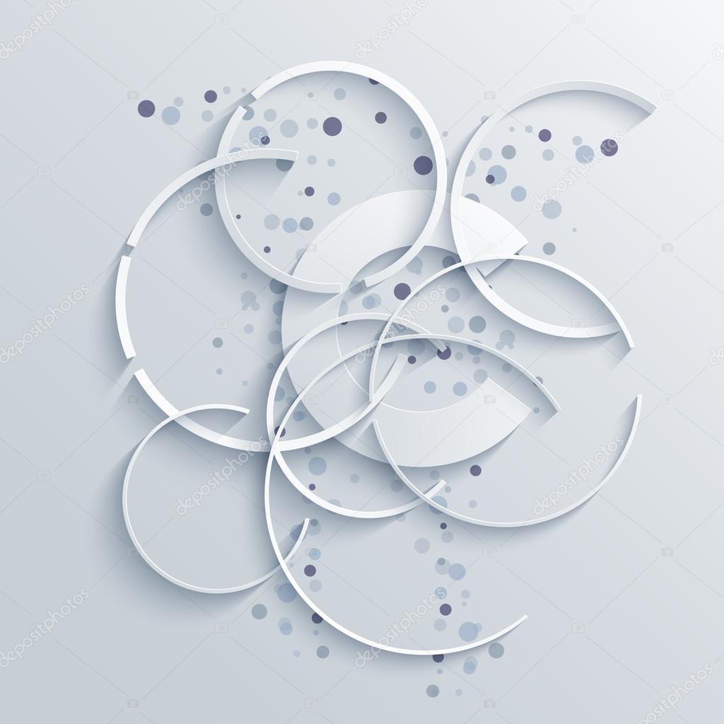 Vector circle abstract background. Eps10