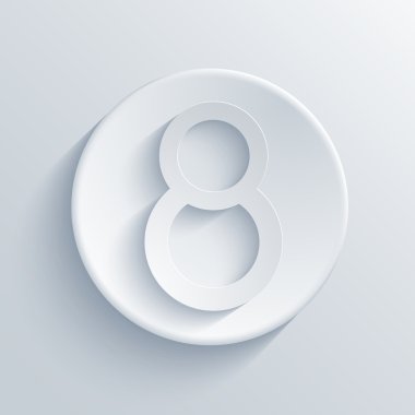 vektör ışık daire simgesi.