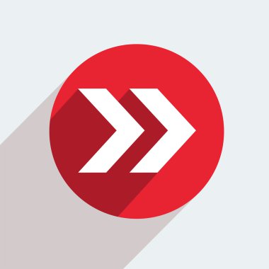 gri arka plan üzerinde kırmızı bir daire simgesi