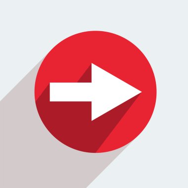 gri arka plan üzerinde kırmızı bir daire simgesi