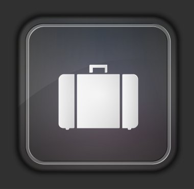 koyu arka plan üzerinde kare simgesi.