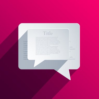 kabarcık konuşma arka plan.