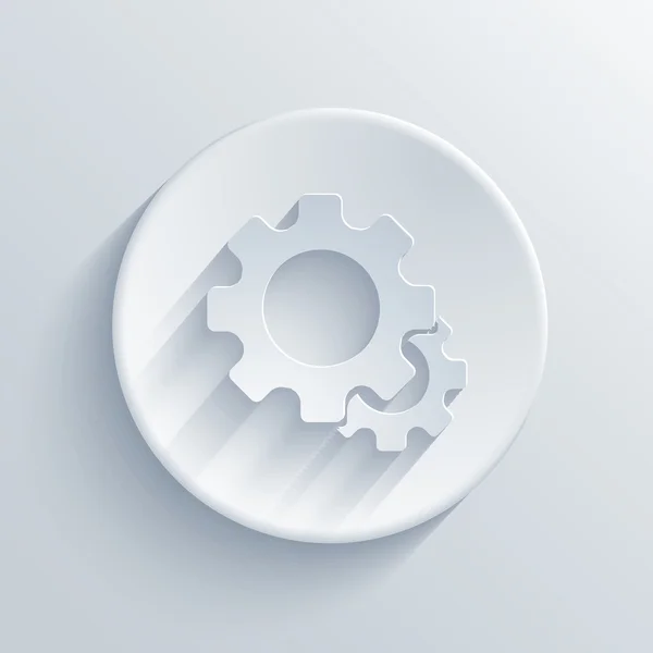 Icône engrenages — Image vectorielle