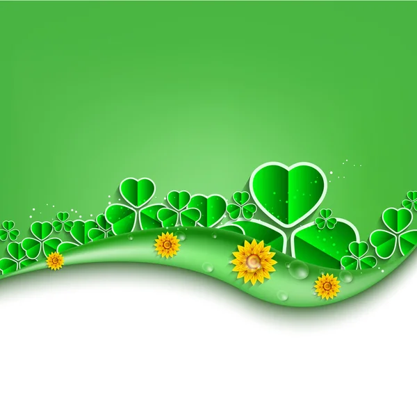 Vector St. Patrick 's Day background. Eps 10 — Vector de stock