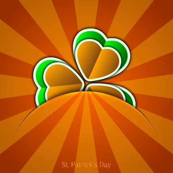 Vector St. Patrick 's Day background. Eps 10 — Archivo Imágenes Vectoriales