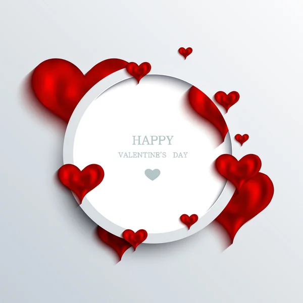 Vector Valentijnsdag achtergrond. eps10 — Stockvector