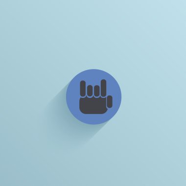 vektör düz daire simgesi