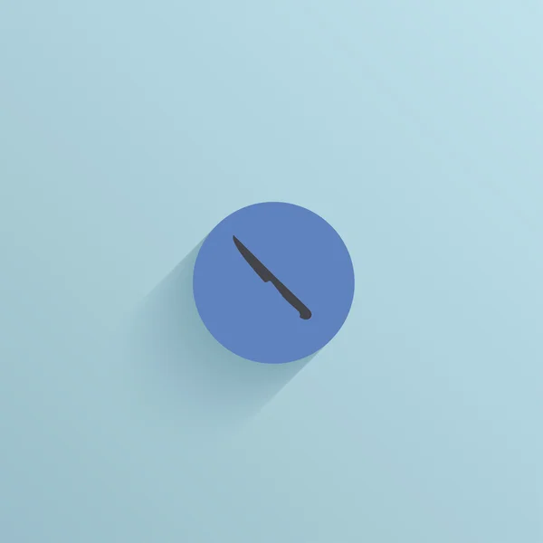 Ector cercle plat icône — Image vectorielle