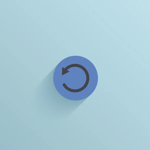 Ector flat circle icon — Stock Vector