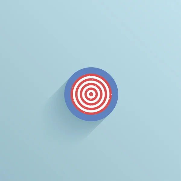 Icône de cercle plat vectoriel — Image vectorielle