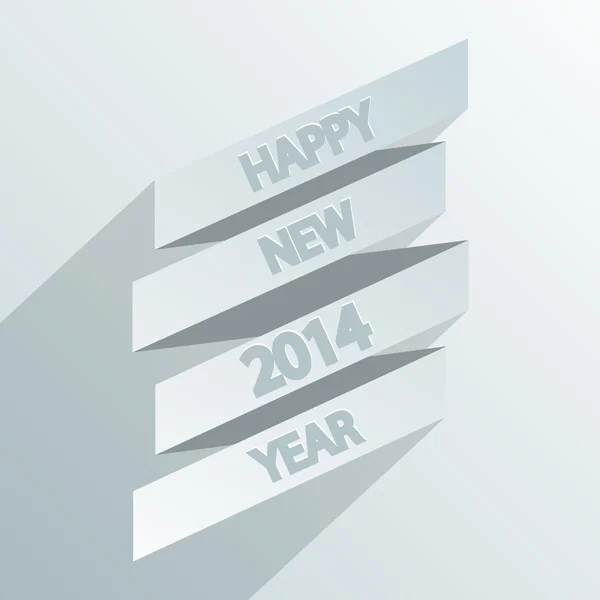 Vector 2014 cartaz do ano novo . — Vetor de Stock