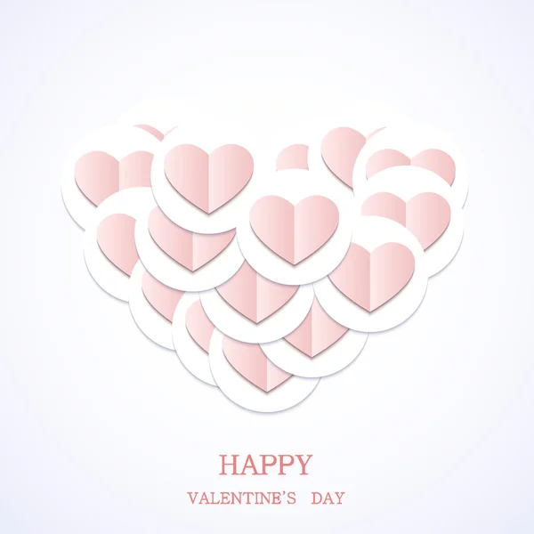 Vector Valentine fundo do dia — Vetor de Stock